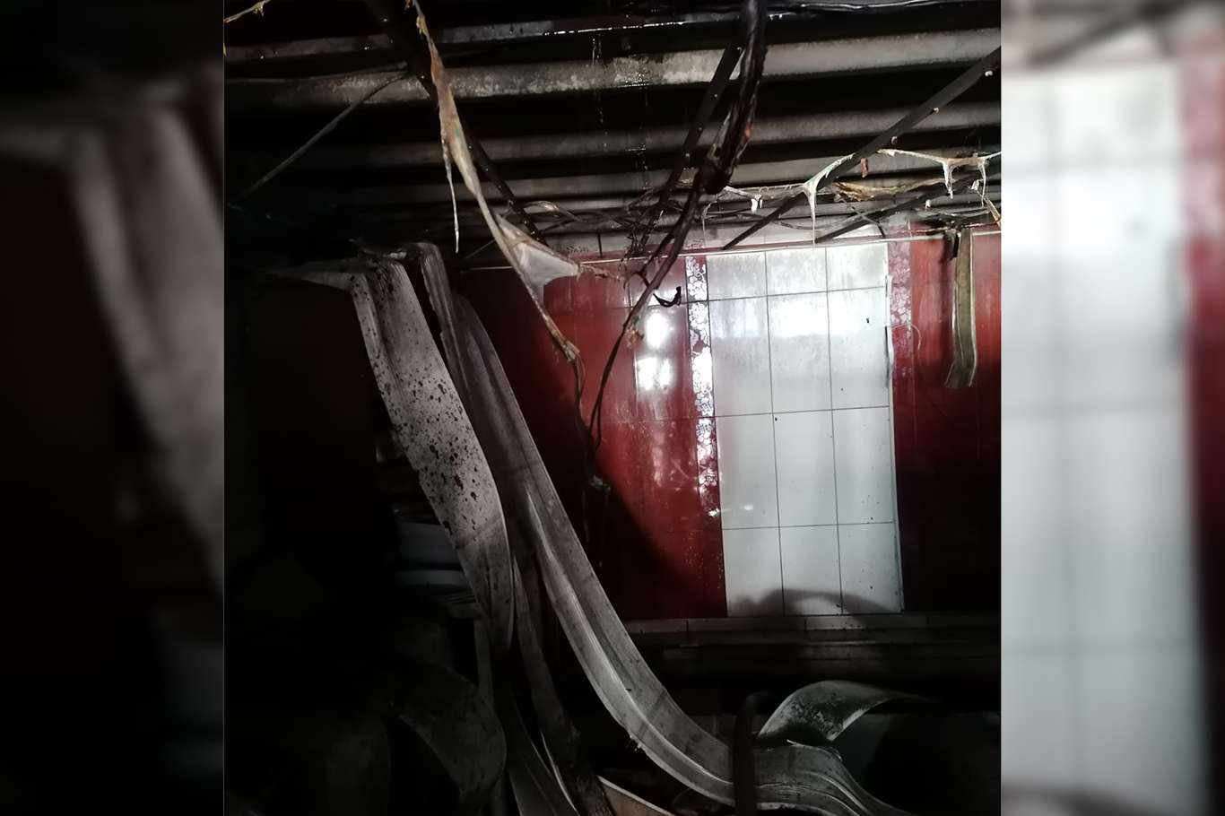 İş yerinde çıkan yangın maddi hasara neden oldu